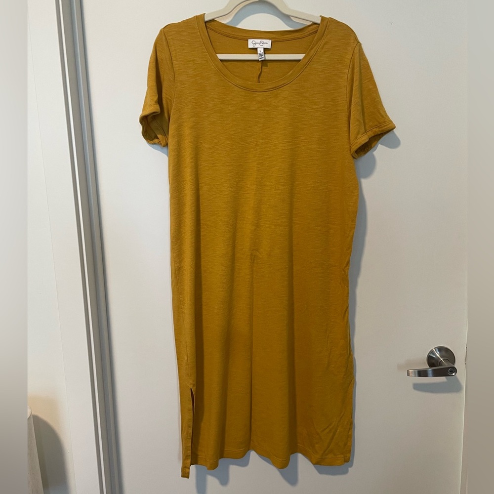 Jessica Simpson Mustard T-Shirt Dress